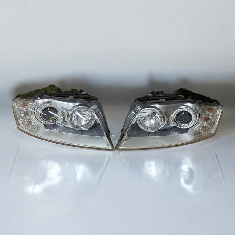 Frontscheinwerfer Audi A8 Ein Satz Scheinwerfer Headlight