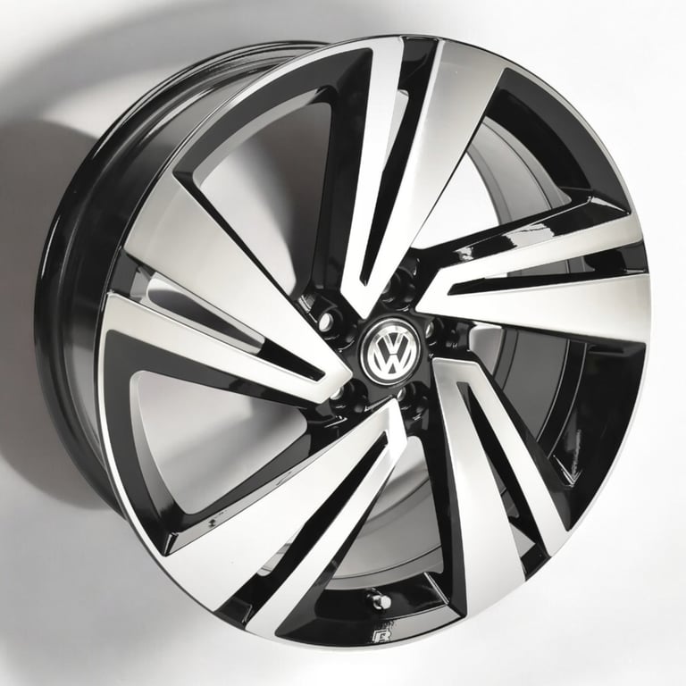 4x Alufelge 18 Zoll 7.0" 5x100 39ET Glanz Schwarz 2GM601025 VW T-Cross Rim Wheel FEL4421429375sk