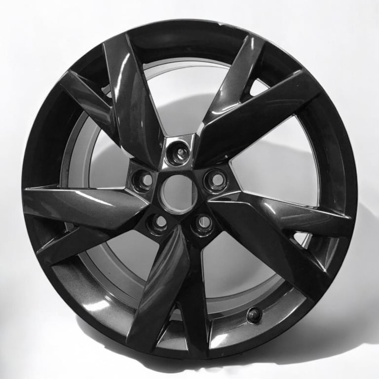 1x Alufelge 17 Zoll 6.5" 5x112 46ET Glanz 5E3601025AE Skoda Rim Wheel