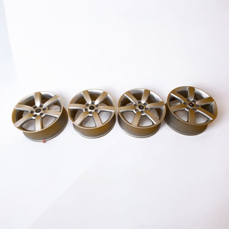 4x Alufelge 17 Zoll 7.5" 6x114.3 50ET Glanz Mercedes-Benz Rim Wheel FEL6063126749rs