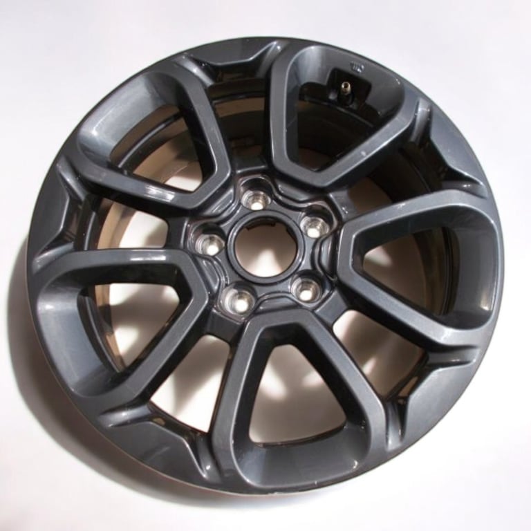 1x Alufelge 16 Zoll 6.5" 5x110 40ET Glanz Schwarz 735624966 Fiat 500x Rim Wheel