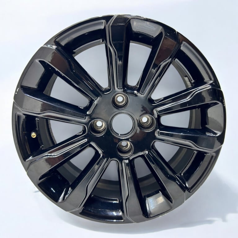 1x Alufelge 16 Zoll 6.5" 4x108 20ET Glanz Silber 672044871 Opel Crossland