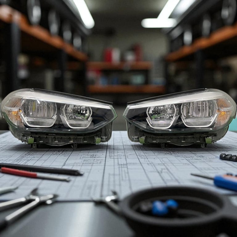 Frontscheinwerfer BMW X3 G01 G02 8739642-01 8739641-02 LED Rechts oder Links SCH1570062881hy