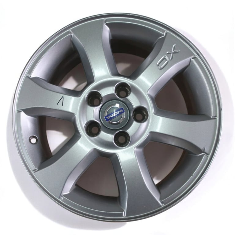 1x Alufelge 16 Zoll 7.0" 5x108 50ET Glanz Silber 30714024 Volvo Xc70 Xc60