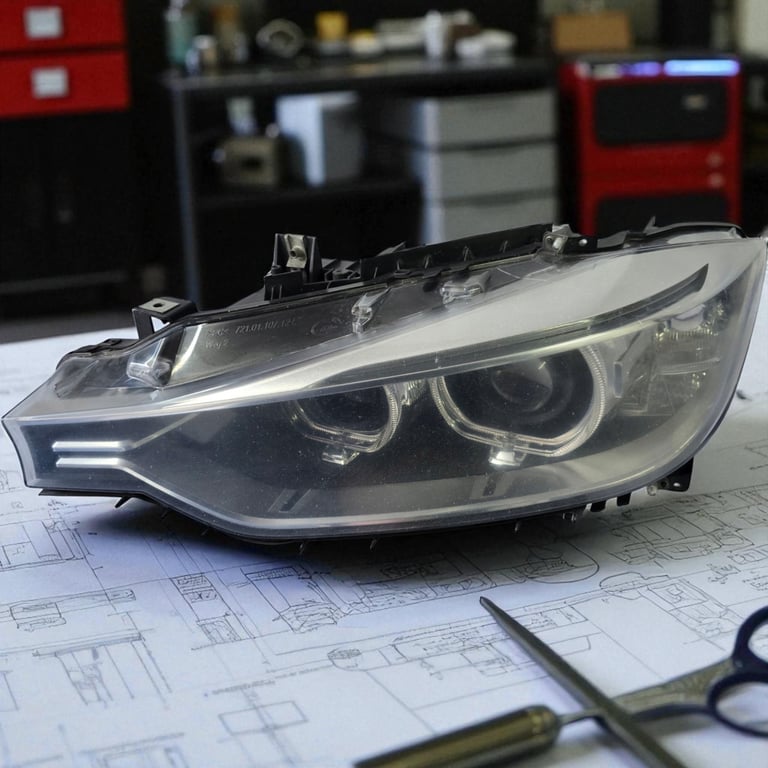 Frontscheinwerfer BMW 3 F30 F31 7259525 LED Links Scheinwerfer Headlight SCH5788852521kd