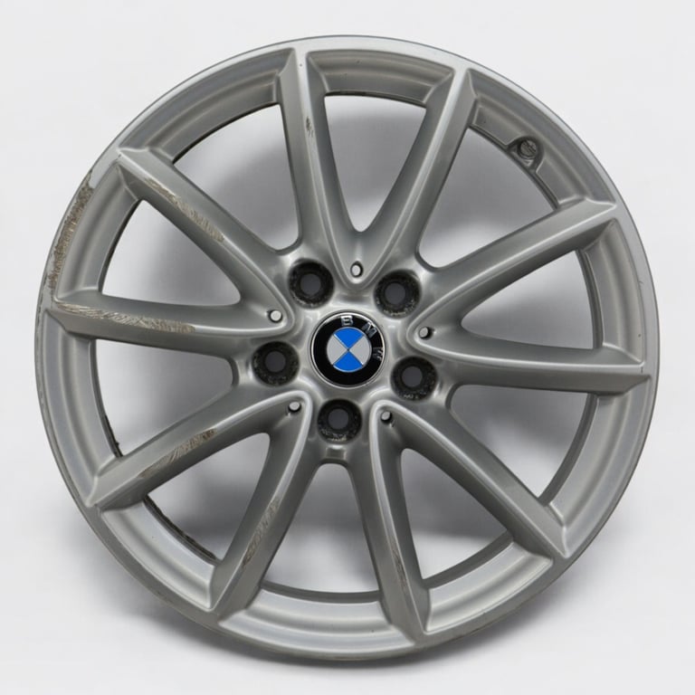 1x Alufelge 17 Zoll 7.5" 5x112 Glanz Silber 6856061 BMW 1 Rim Wheel FEL4660631730wi