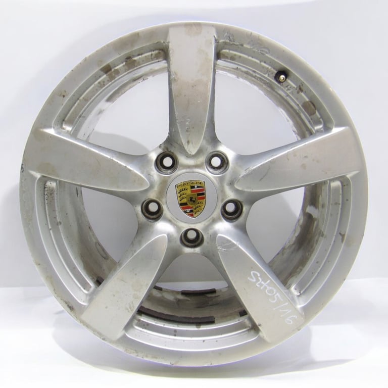 1x Alufelge 18 Zoll 9.0" 5x130 98736213801 Porsche Cayman 987 Rim Wheel FEL4445419009er
