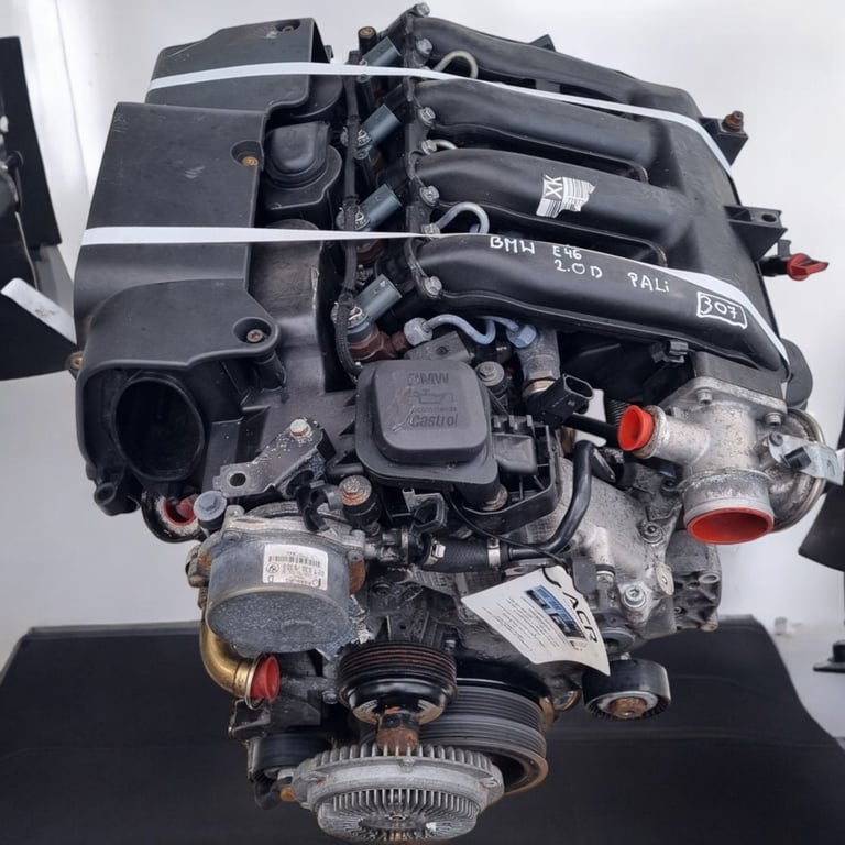 Motor BMW E46 M47D20 2.0 150PS 110kW 140TKm 1998 Diesel Engine Komplett