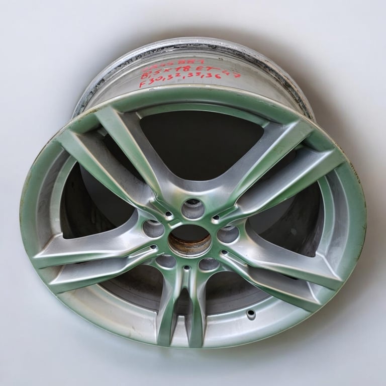 1x Alufelge 18 Zoll 8.5" 5x120 47ET Glanz Silber 7845881 BMW F36 3 F30 F32 F33 FEL3638963471lq