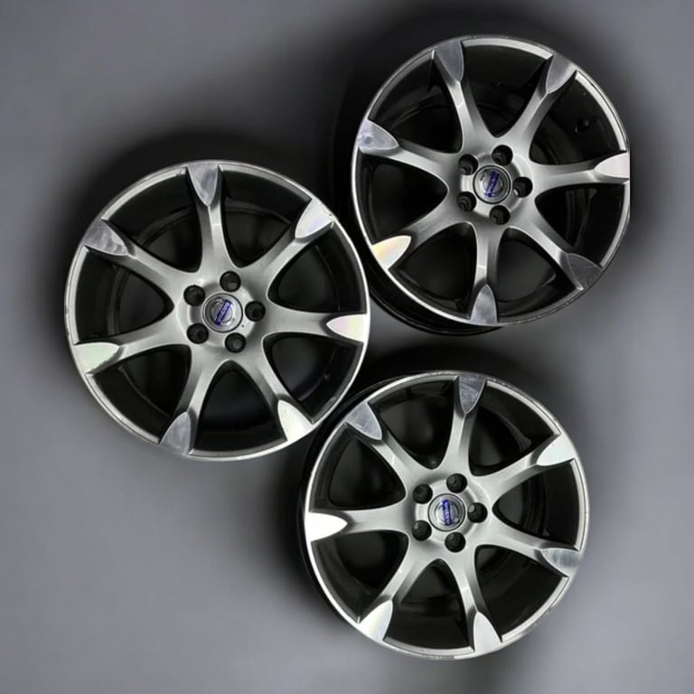 1x Alufelge 18 Zoll 8.0" 5x108 55ET Glanz Schwarz 30778090 Volvo Xc60 Rim Wheel
