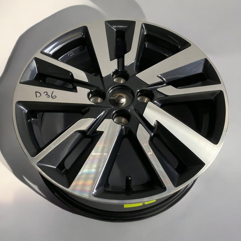 1x Alufelge 16 Zoll 6.0" 4x100 50ET Schwarz 403005FA1B Nissan Micra K14