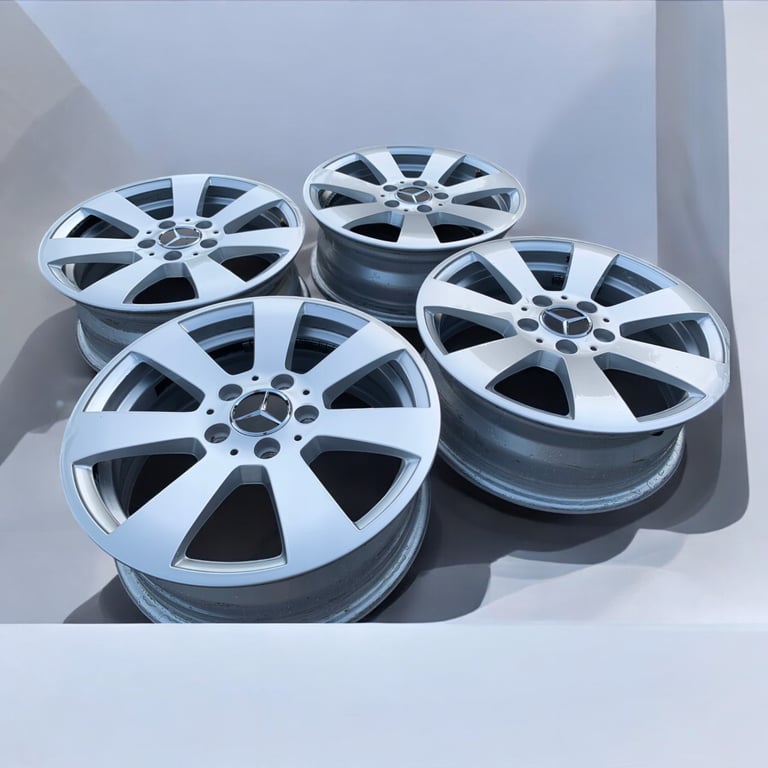 4x Alufelge 16 Zoll 6.0" 5x112 39ET A2044011002 Mercedes-Benz Rim Wheel FEL4365186386qq