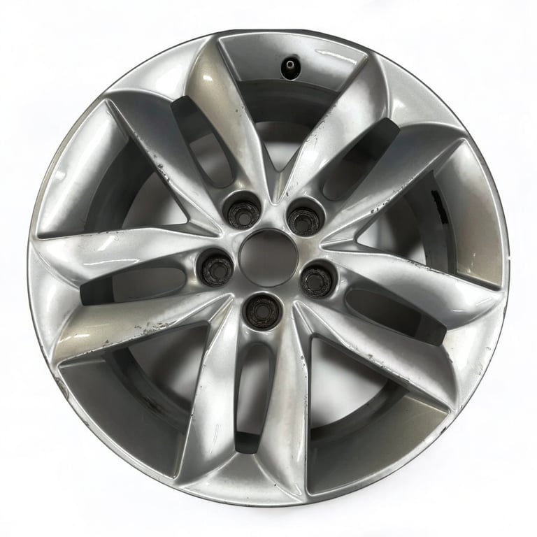 1x Alufelge 17 Zoll 7.0" 5x108 46ET Glanz Silber 9671401380 Peugeot 508