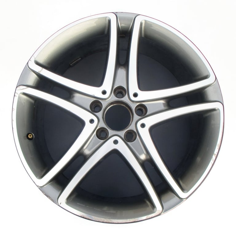 1x Alufelge 18 Zoll 8.0" 5x112 41ET Silber A2224011900 Mercedes-Benz W222 FEL9908849005ws