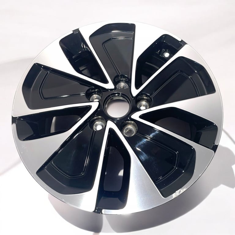 1x Alufelge 16 Zoll 6.5" 5x114.3 50ET Glanz Schwarz 52910-CR100 Kia Optima