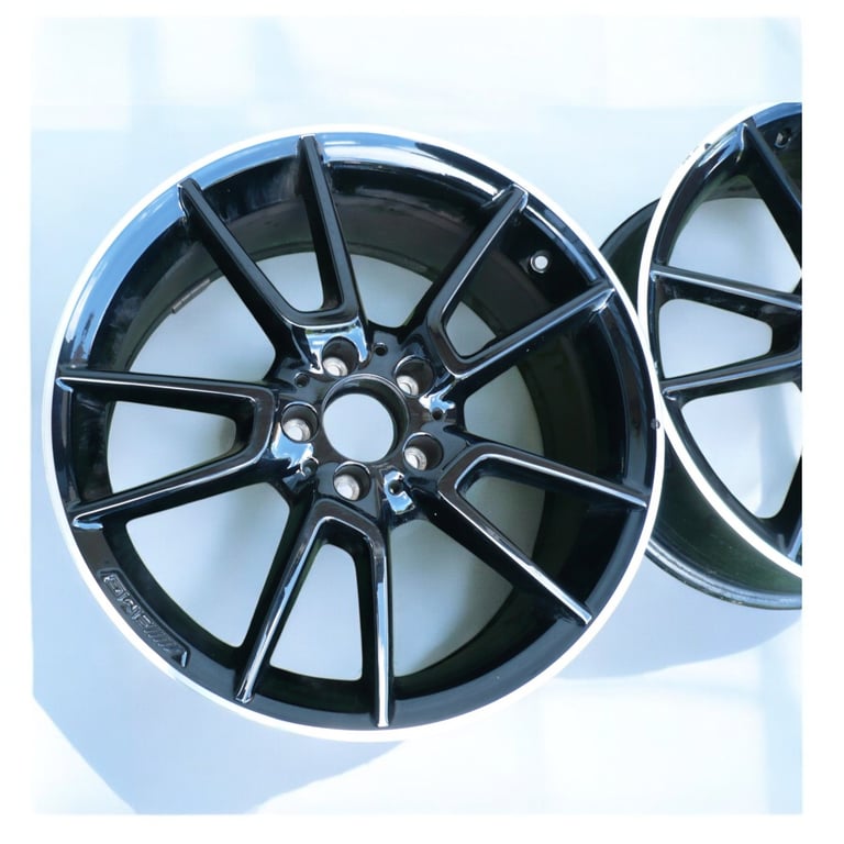 1x Alufelge 19 Zoll 8.5" 5x112 52ET A2054012300 Mercedes-Benz W205 Rim Wheel FEL2259313742bh