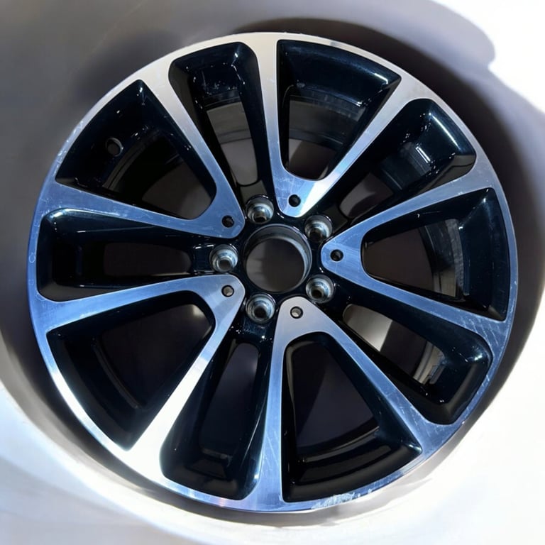 1x Alufelge 18 Zoll 8.0" 5x112 43ET Glanz A2134011600 Mercedes-Benz W213 S213 Mg
