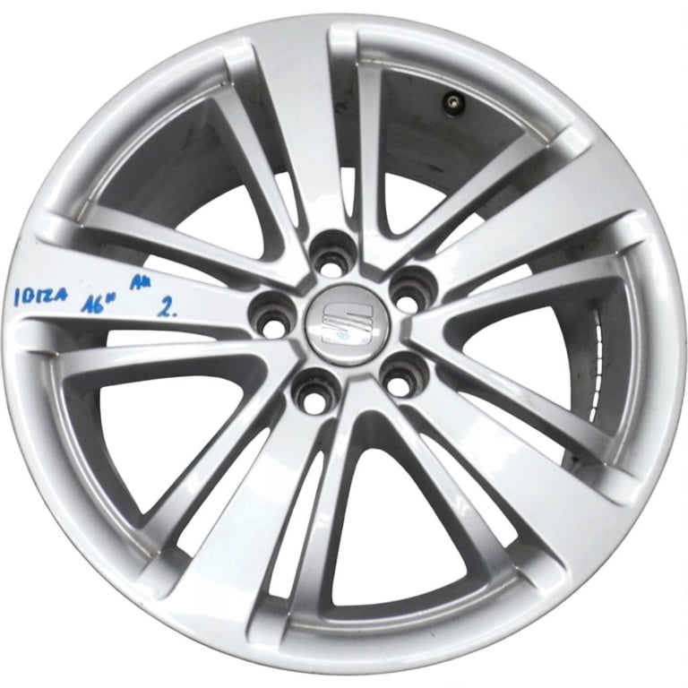 1x Alufelge 16 Zoll 7.0" 5x100 43ET 6J0601025D Seat Ibiza Rim Wheel