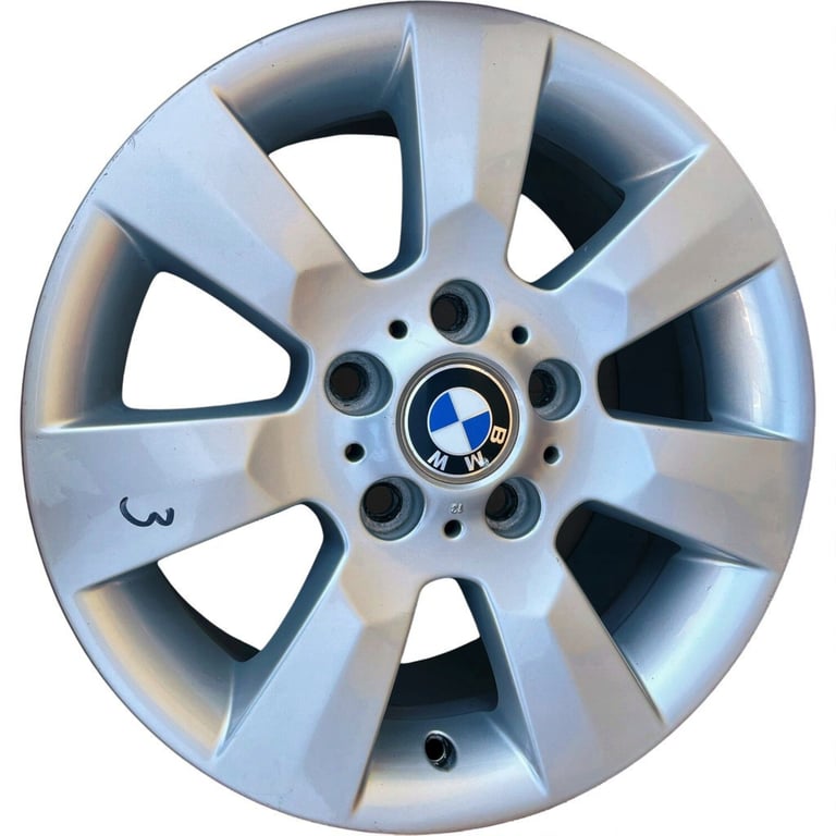 1x Alufelge 16 Zoll 7.0" 5x120 47ET 6766734 BMW 1 Rim Wheel