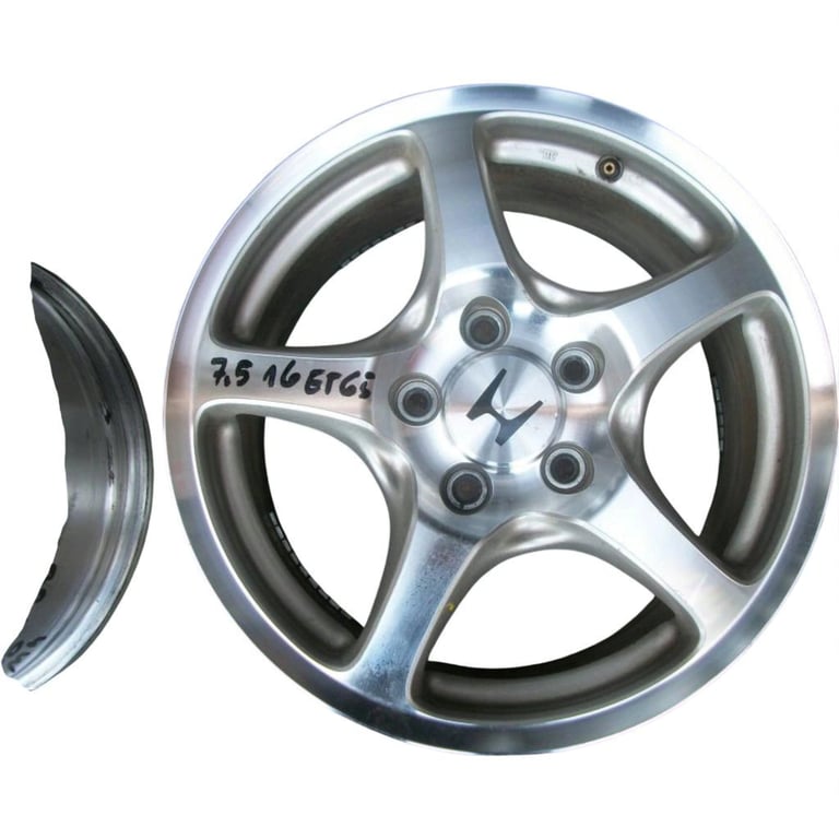 1x Alufelge 16 Zoll 7.5" 5x114.3 65ET 42700S2AJ90 Honda Civic Accord Rim Wheel