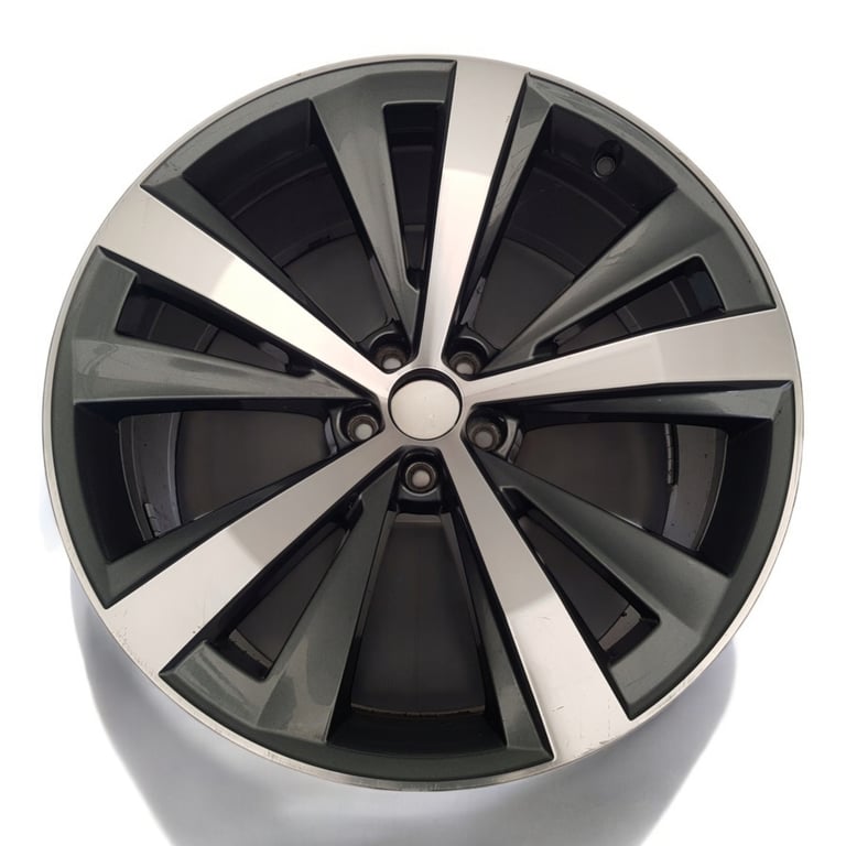 1x Alufelge 21 Zoll 10.0" 5x112 20ET Glanz Grau 4M8601025 Audi Q8 Mg Rim Wheel FEL4443389642nr