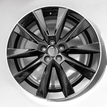Laden Sie das Bild in den Galerie-Viewer, 1x Alufelge 17 Zoll 7.0&quot; 5x100 46ET Glanz Schwarz 5JJ601025 Skoda Rim Wheel
