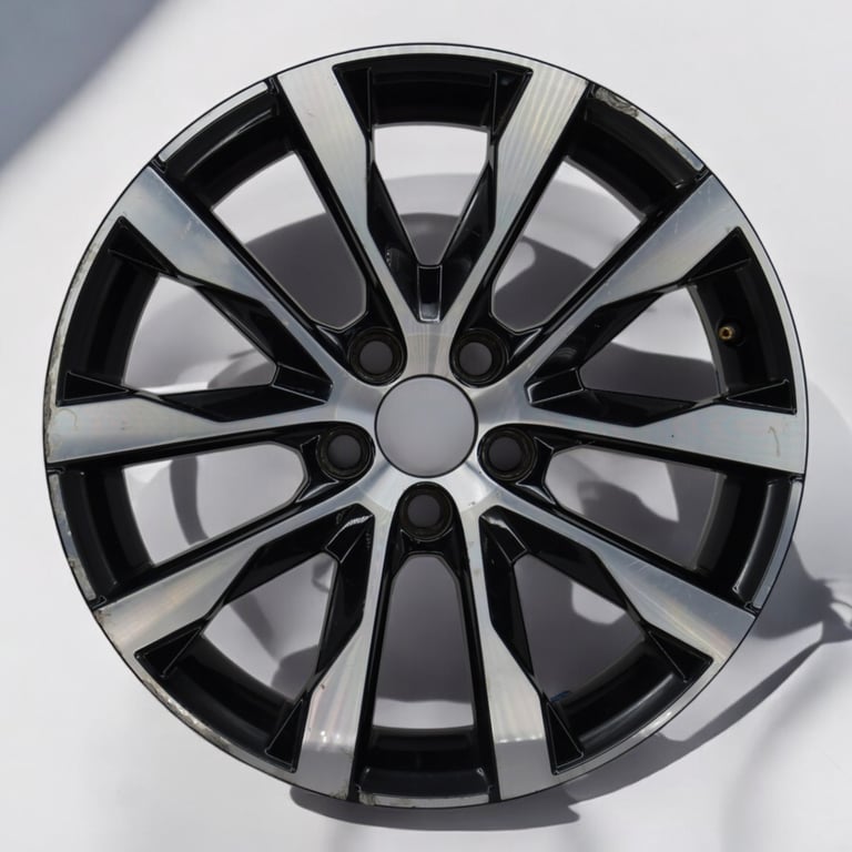 1x Alufelge 17 Zoll 7.0" 5x108 50ET Glanz Schwarz 31650337 Volvo V60 Rim Wheel