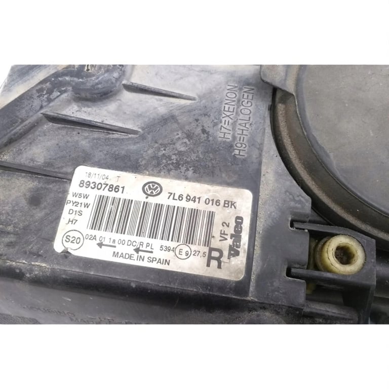 Frontscheinwerfer VW Touareg 7L6941016BK Rechts Scheinwerfer Headlight