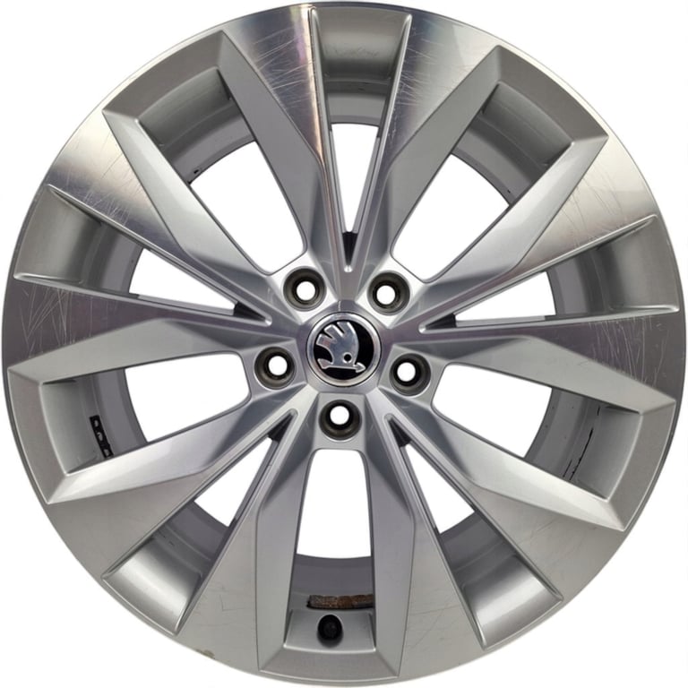1x Alufelge 18 Zoll 8.0" 5x112 44ET 3V0601025R Skoda Superb Rim Wheel FEL4686757664xa