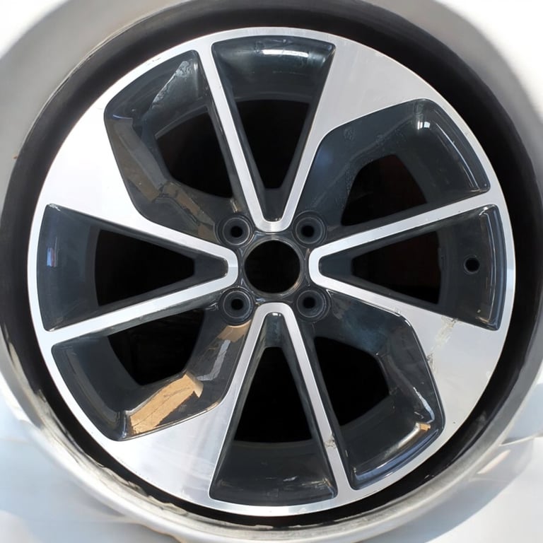 1x Alufelge 16 Zoll 6.5" 4x100 44ET Renault Captur Clio Rim Wheel