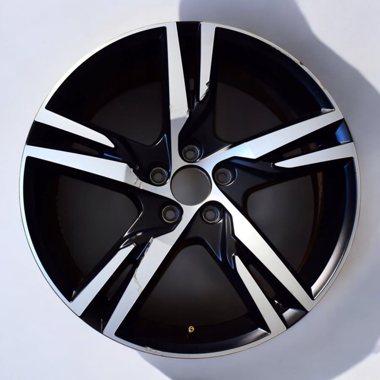 1x Alufelge 19 Zoll 7.5" 5x108 50,5ET Matt Schwarz 31423931 Volvo Xc60 Ii