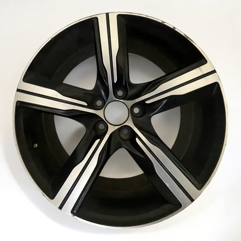 1x Alufelge 18 Zoll 8.0" 5x108 42ET Matt Schwarz 31445302 Volvo S60 V60 S90 V90