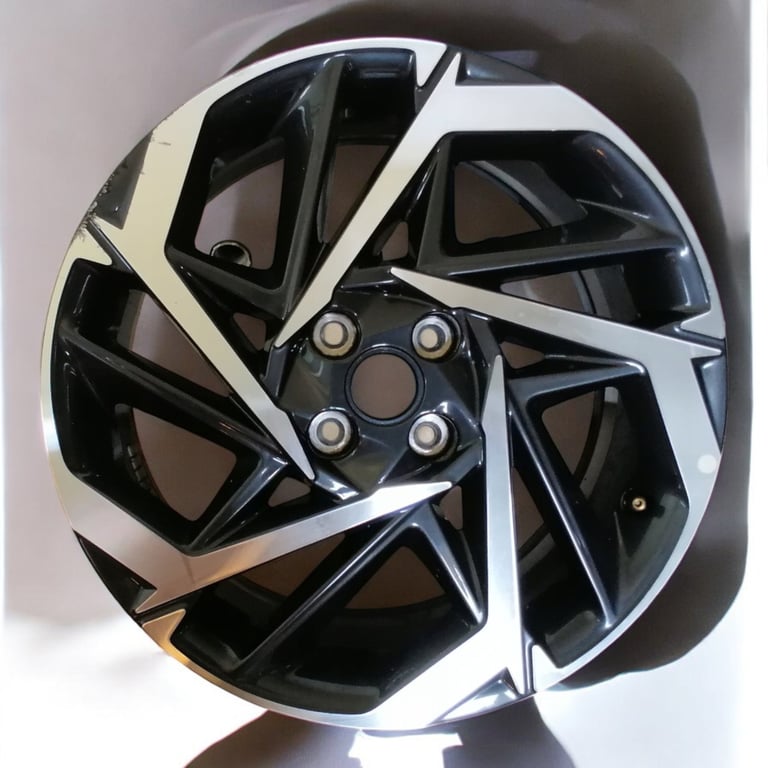 1x Alufelge 17 Zoll 7.0" 4x100 54ET Glanz Graphit 52910-Q0300 Hyundai Kona Mg