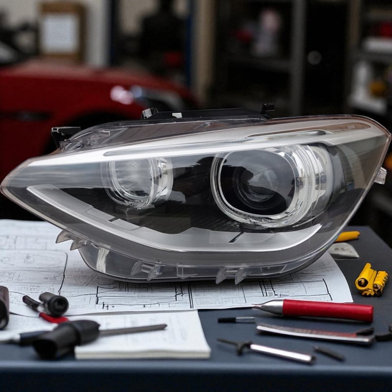 Frontscheinwerfer BMW F20 7229677-11 Xenon Links Scheinwerfer Headlight SCH8783819699bv