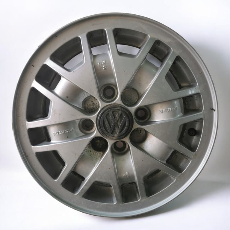1x Alufelge 13 Zoll 4.5" 4x100 867601025A VW Golf Rim Wheel FEL9008801241lw
