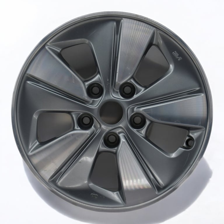 1x Alufelge 15 Zoll 6.0" 5x114.3 45ET Glanz Silber Nissan 1 Rim Wheel