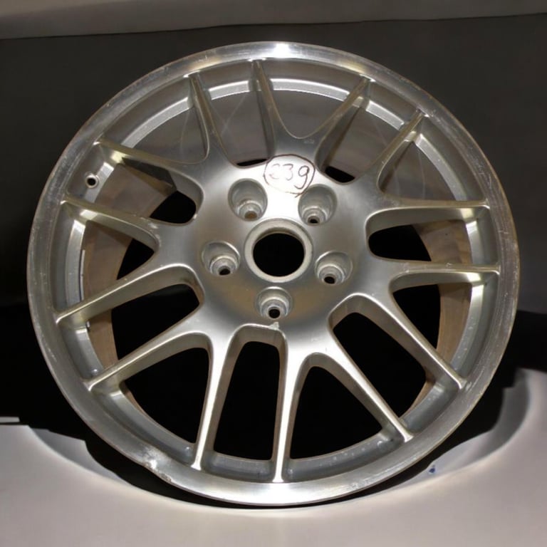 1x Alufelge 20 Zoll 9.5" 5x130 65ET Silber 97036217808 Porsche Panamera