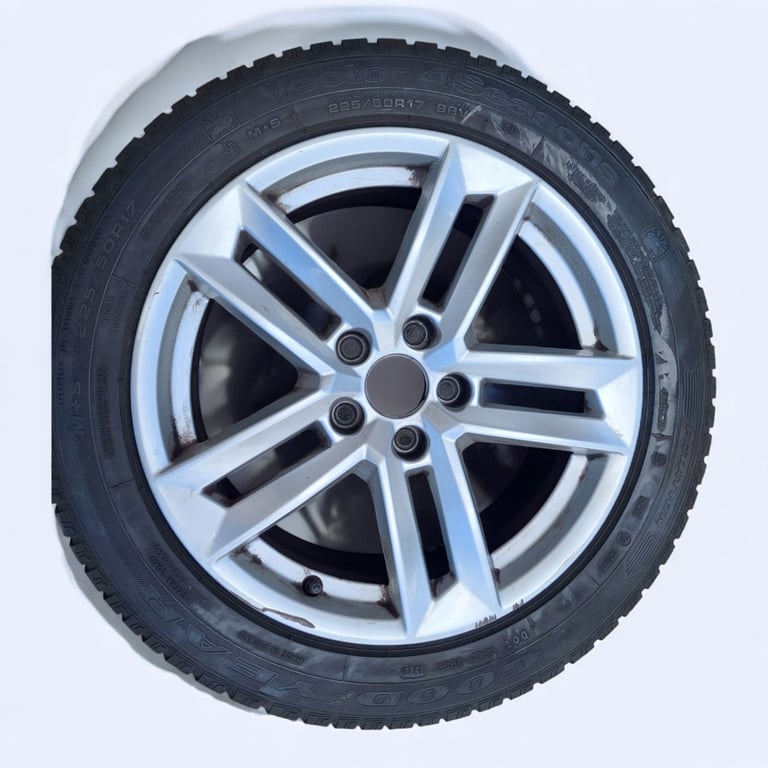 1x Alufelge 17 Zoll 5.0" 5x112 Audi A4 B9 Rim Wheel