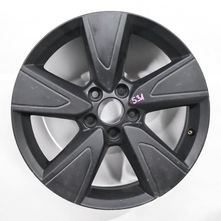 1x Alufelge 17 Zoll 7.5" 5x108 50 5ET Matt Schwarz 31680565 Volvo Xc60 Xc40