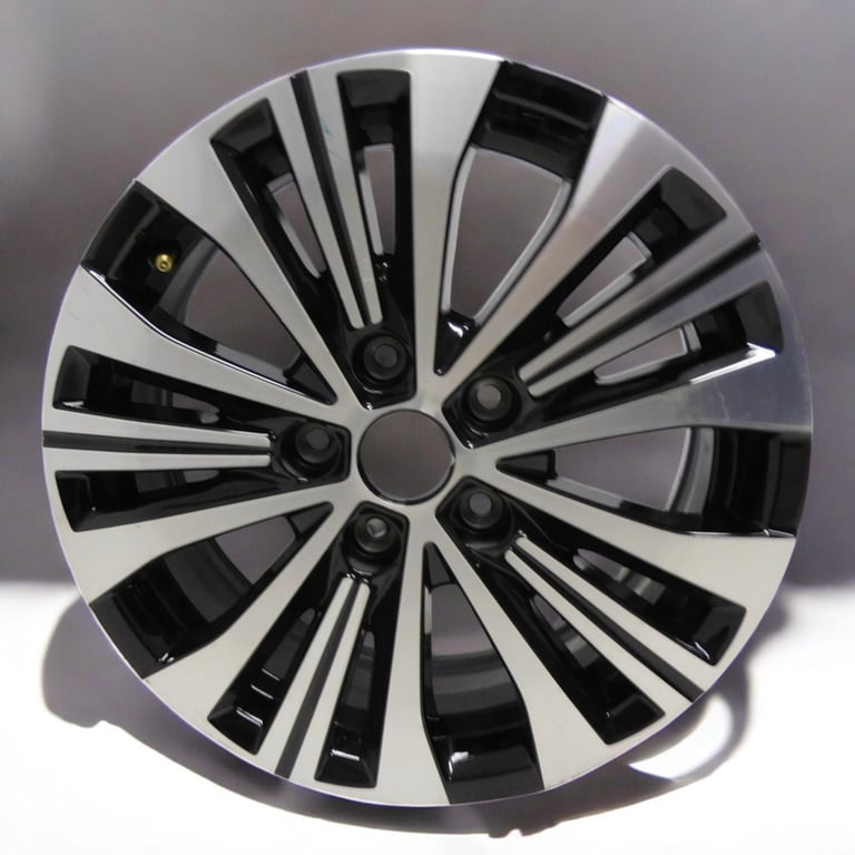 1x Alufelge 16 Zoll 6.5" 5x114.3 44ET Glanz Schwarz 403007870 Renault Rim Wheel