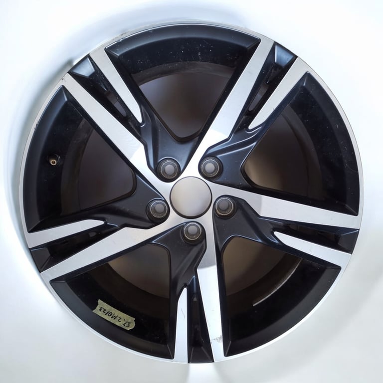 1x Alufelge 18 Zoll 8.0" 5x108 50 5ET Matt Schwarz 31445812 Volvo Xc40 Rim Wheel
