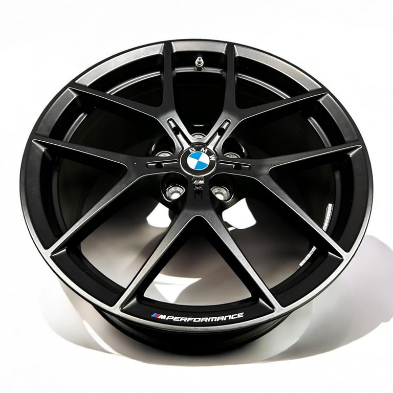1x Alufelge 18 Zoll 8.0" 5x112 54ET Glanz Schwarz 8092354 BMW 2 F44 1 F40 FEL4553469451ai