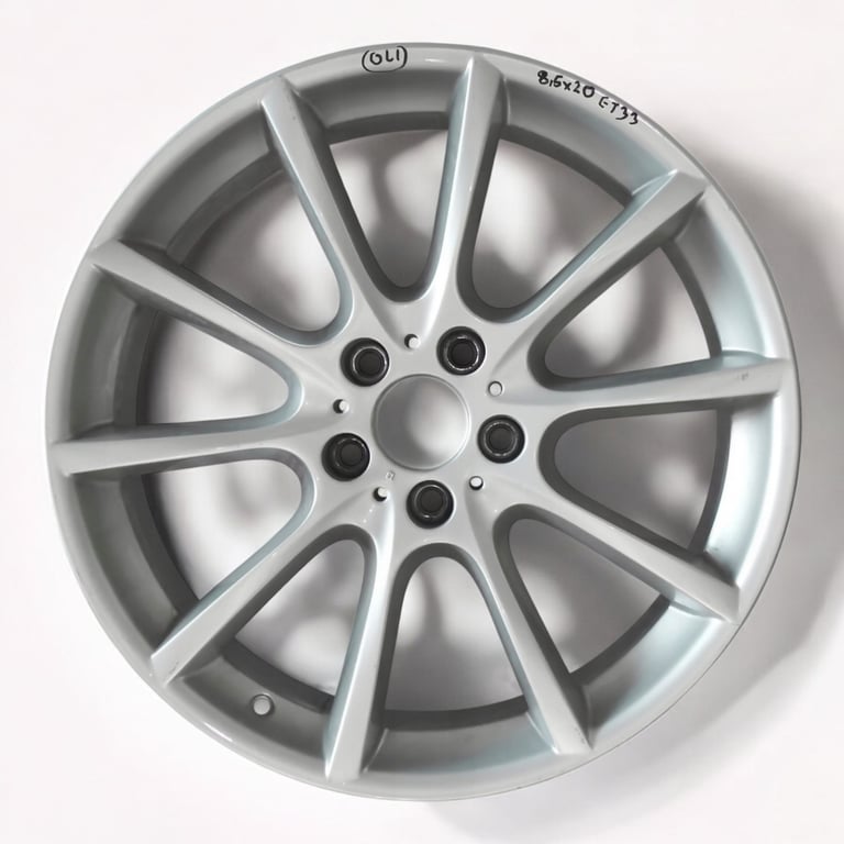1x Alufelge 20 Zoll 8.5" 5x120 33ET Glanz Silber 6783525 BMW 5 F11 F06 F10 FEL1401947456ce
