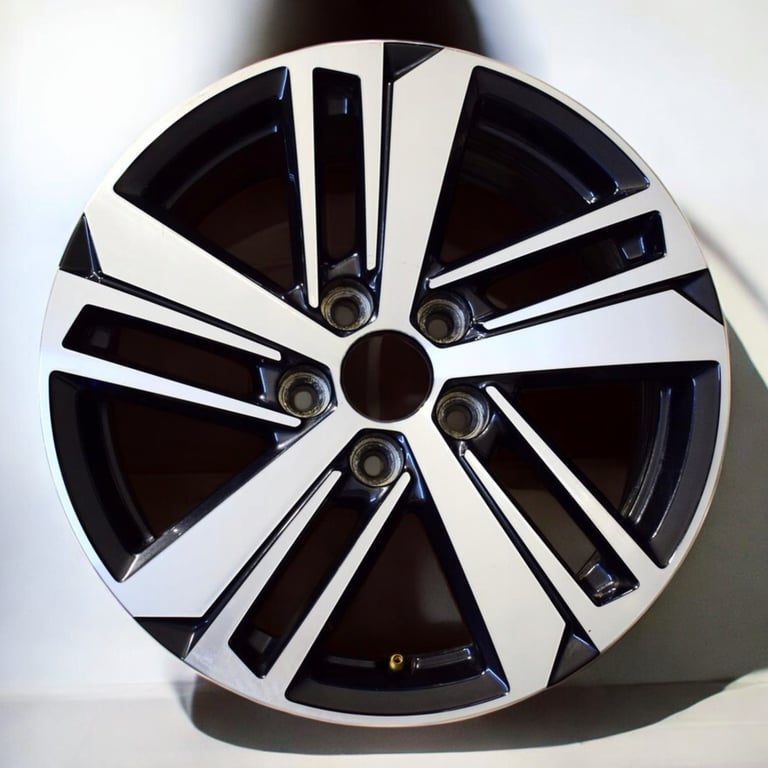 1x Alufelge 16 Zoll 7.0" 5x108 44ET Glanz Graphit 9835058380 Peugeot Ii