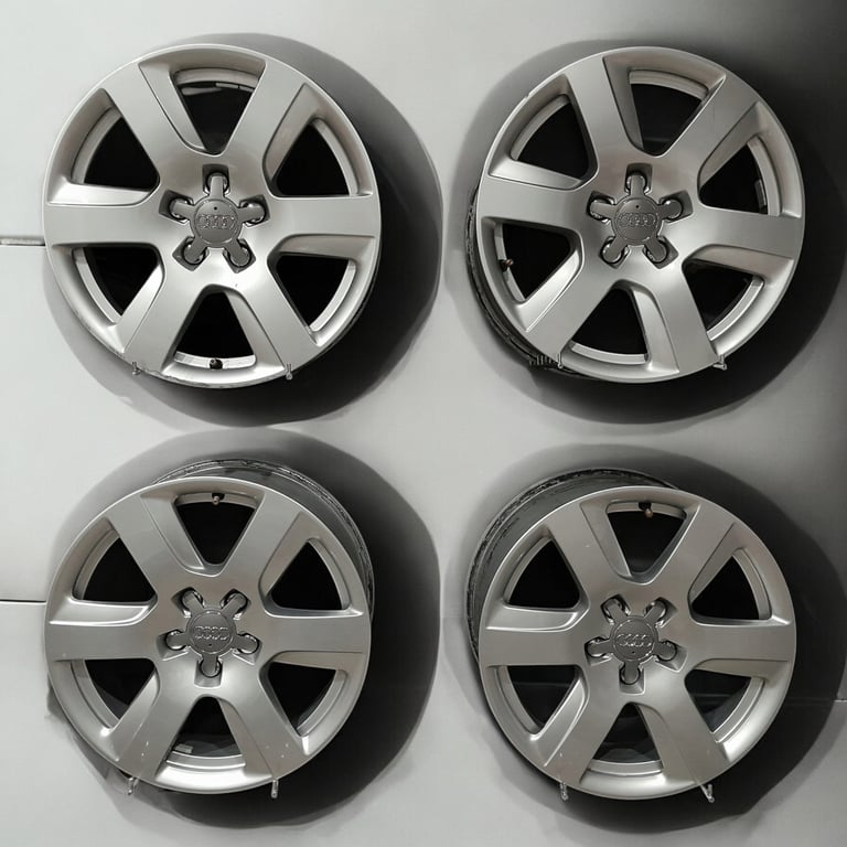 4x Alufelge 17 Zoll 7.5" 5x112 37ET Glanz Silber 4G0601025 Audi A6 C7 Rim Wheel FEL3323535991qx