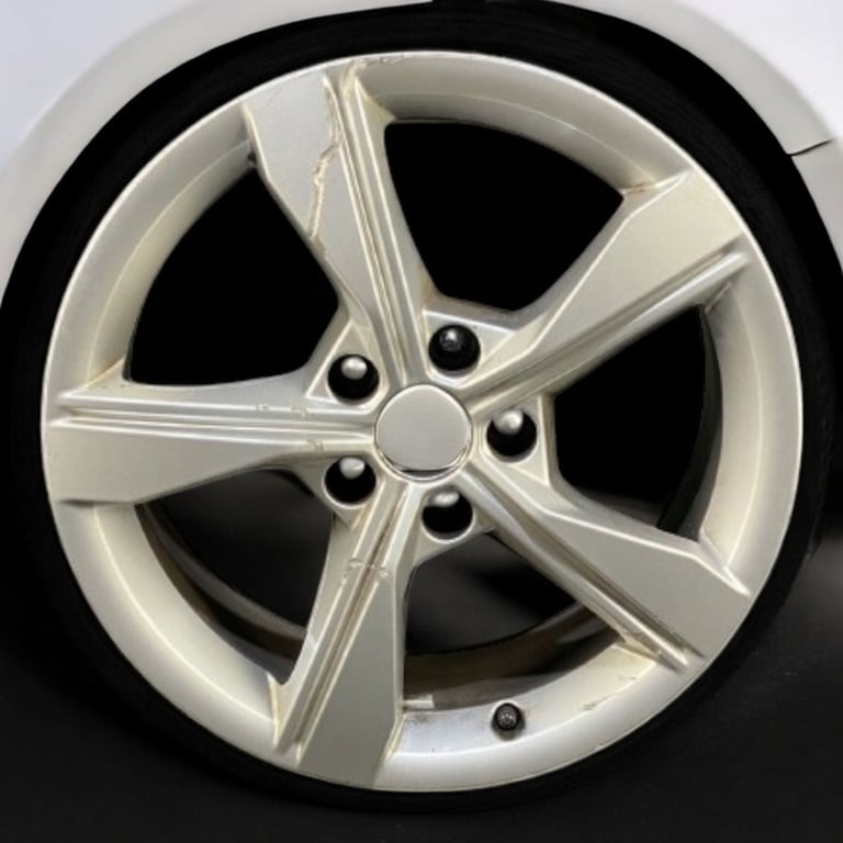 1x Alufelge 17 Zoll 7.5" 5x112 38ET Glanz Silber 8W0601025 Audi A4 B9 Rim Wheel