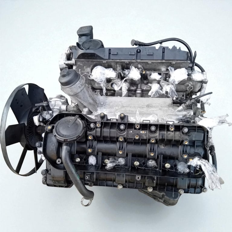 Motor BMW 7 E65 E66 M67D44 4.4 210TKm 2001 Diesel Engine Komplett
