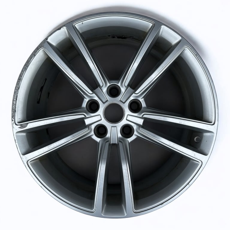 1x Alufelge 19 Zoll 8.0" 5x120 40ET Glanz Silber 6007214-00- Tesla Model S