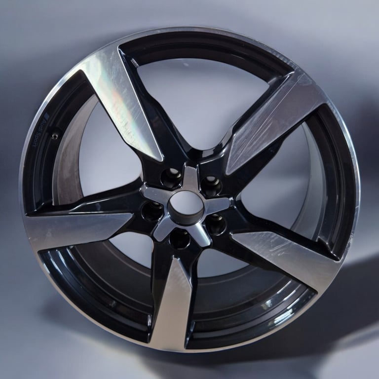 1x Alufelge 20 Zoll 8.5" 5x112 43ET Glanz Schwarz 4K0601025 Audi A6 C8 Rim Wheel FEL1230637743lg