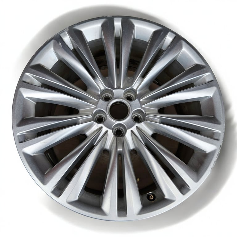 1x Alufelge 19 Zoll 9.5" 5x108 51ET Glanz Silber 8W83- Jaguar Xj Xf Rim Wheel